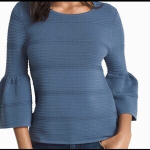 White House Black Market Bell sleeved sweater size XS